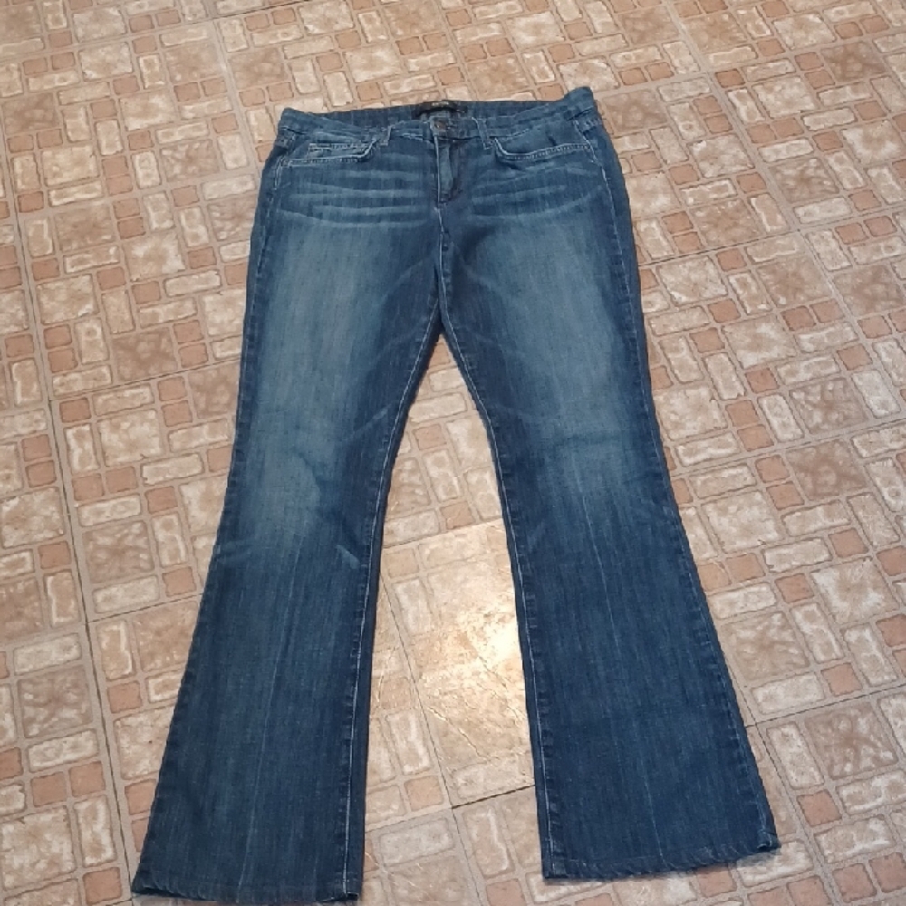 Joe's Jeans Wide Leg in Classic Blue Size W31, Length 33.5 Rocker Fit